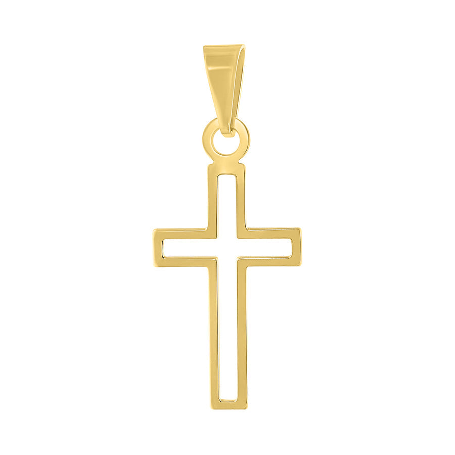 Dije Cruz Oro 10k, 1.5 x 2cms