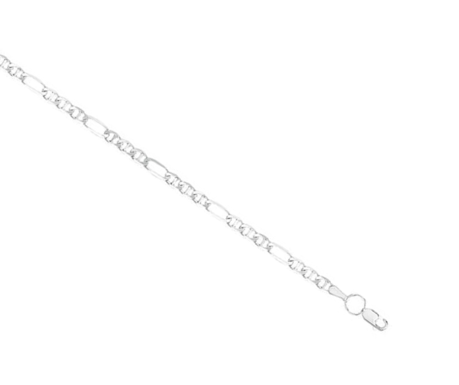 Cadena Cartier Diamantada Plata .925 60cms