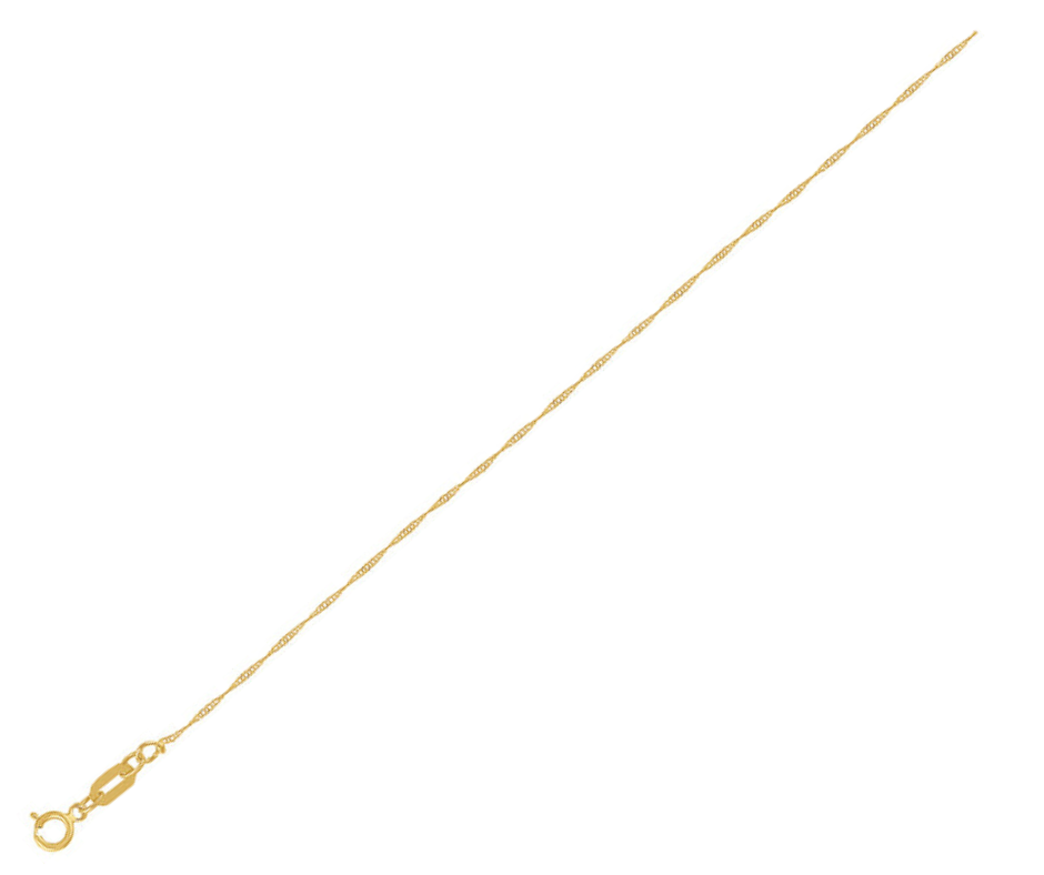Cadena Alexa Oro 10K 45cms