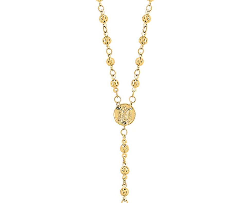 Rosario Bola Oro 10K 60cms