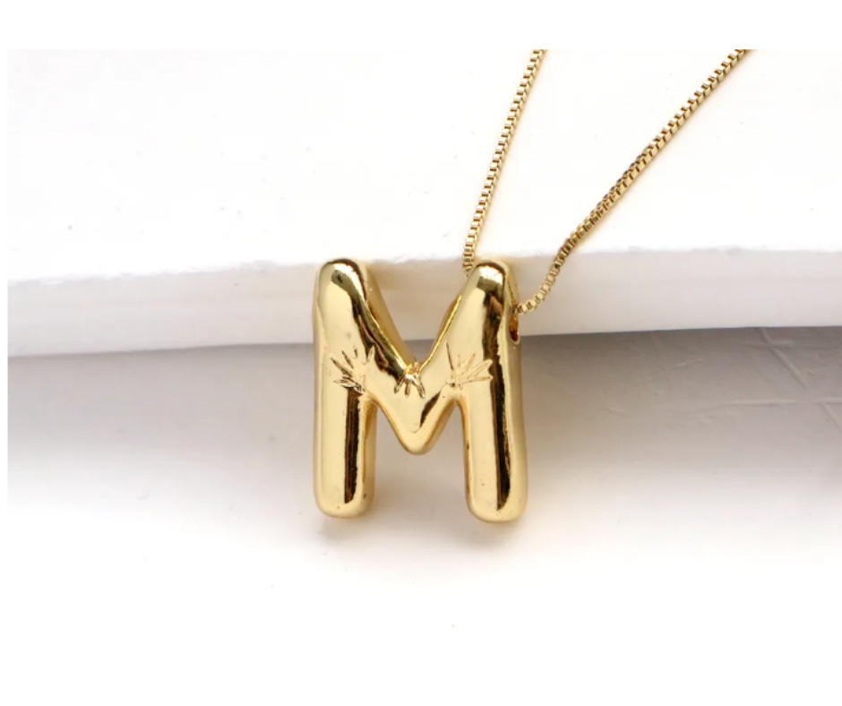 Collar con inicial 45cms