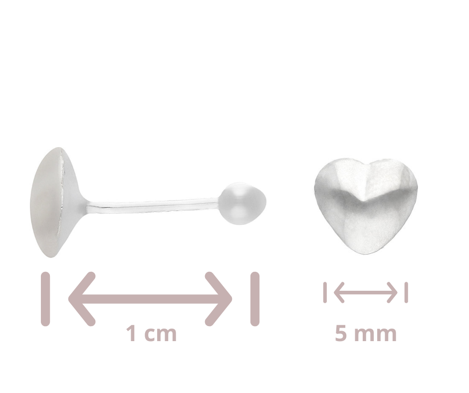 Broquel Corazón Plata .925