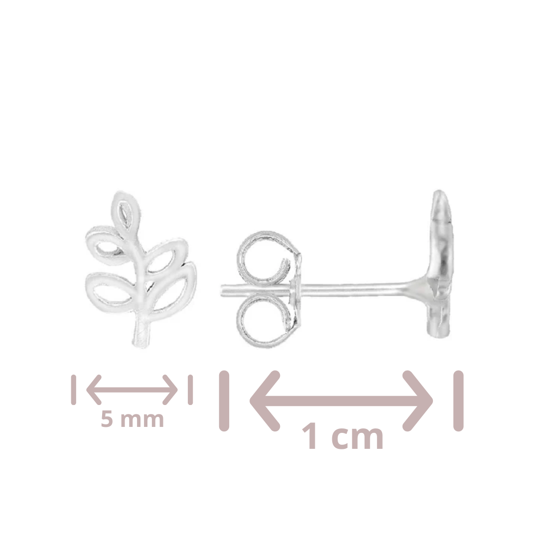 Broquel Planta Plata .925