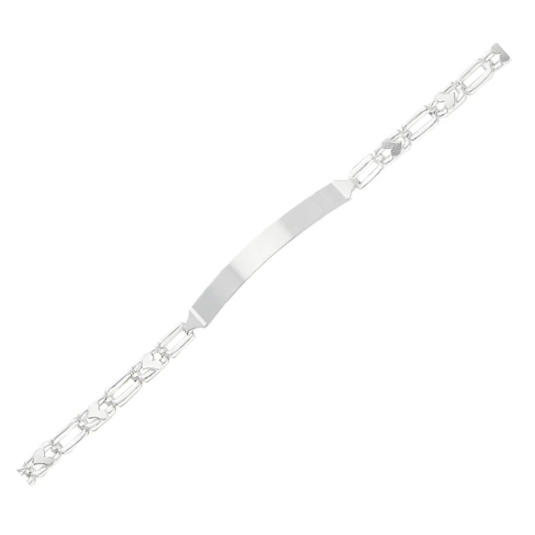 Esclava Corazones Plata .925 19cms