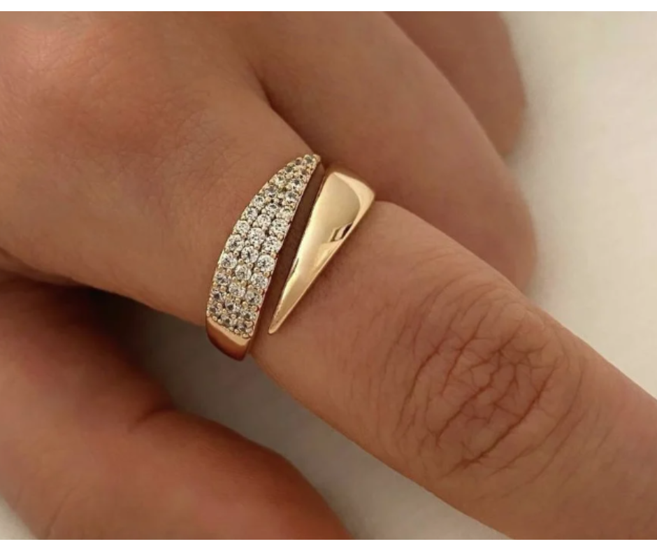 Anillo Chapa 18K Ajustable