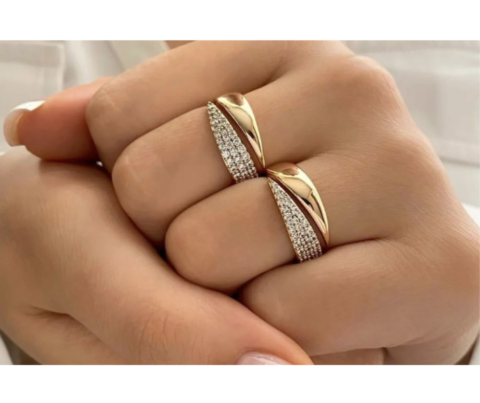 Anillo Chapa 18K Ajustable