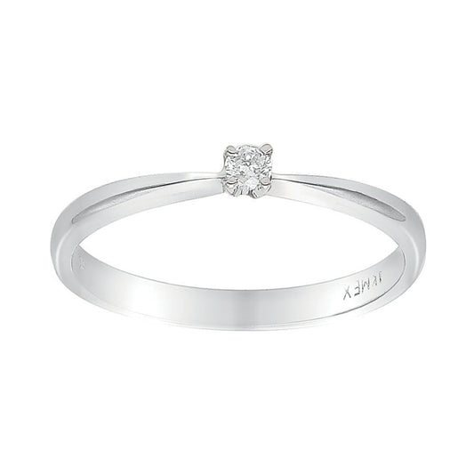 Anillo Oro 14k Diamante .05pts