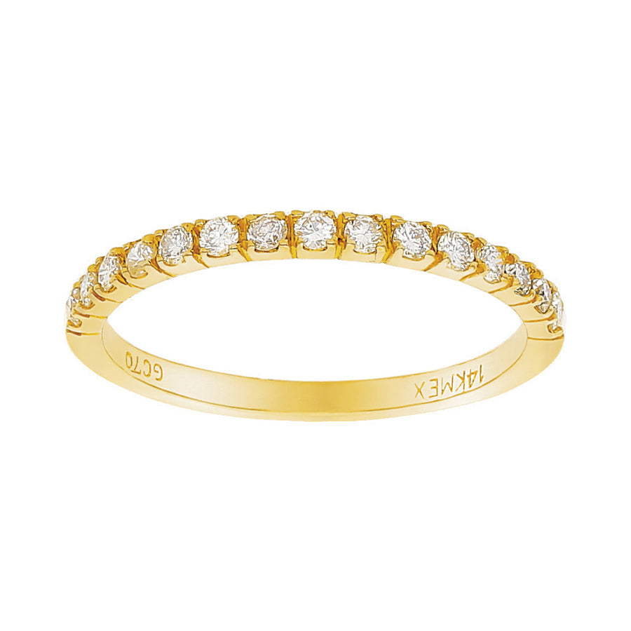Anillo Oro 14k Diamante .27 pts