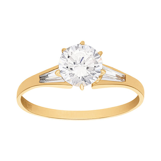 Anillo Solitario 10k