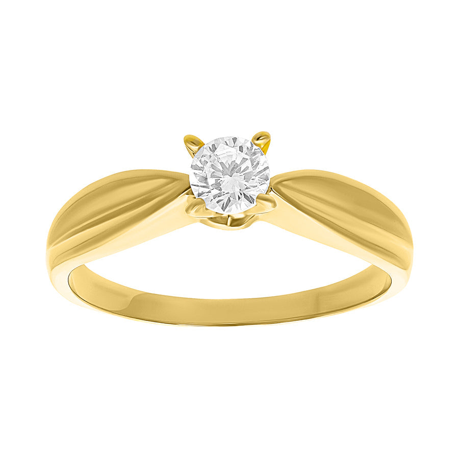 Anillo Solitario 10k