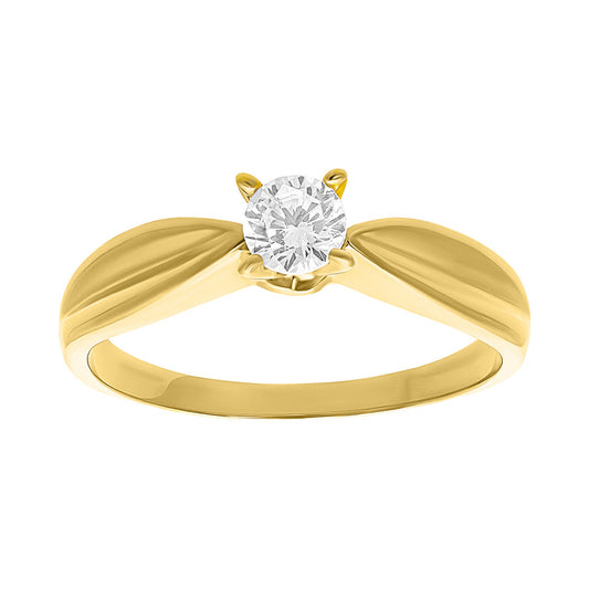 Anillo Solitario 10k