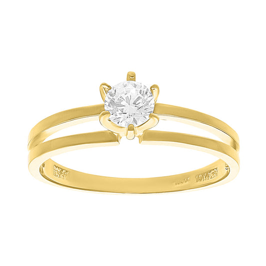 Anillo Solitario 10k