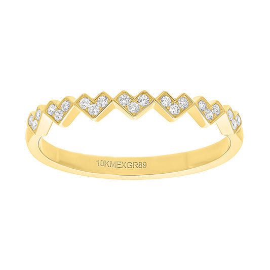 Anillo Churumbela Corazón 10k