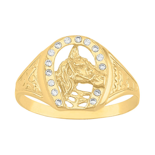 Anillo Caballero  Caballo 10k