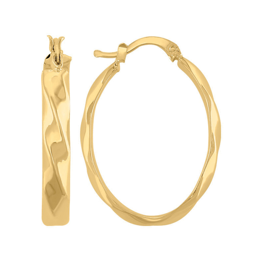 Arracada 10k, 3 x 2 cms