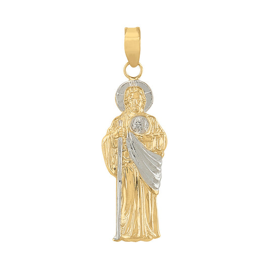Dije San Judas Oro 10k, 2.5cms