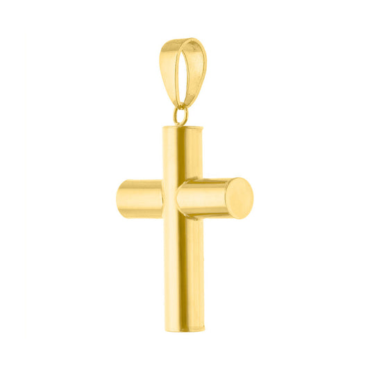 Dije Cruz Oro 10k, 2 x 3cms