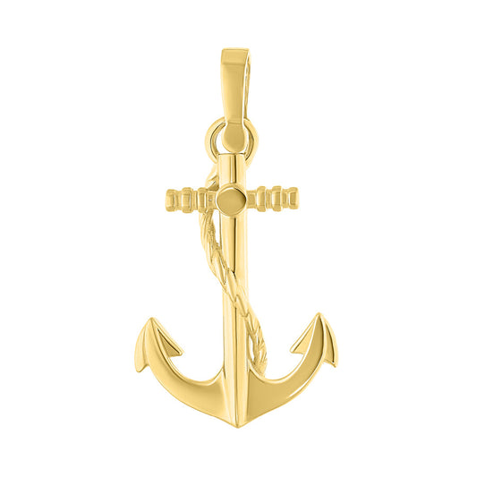 Dije Ancla Oro 10k, 2cms