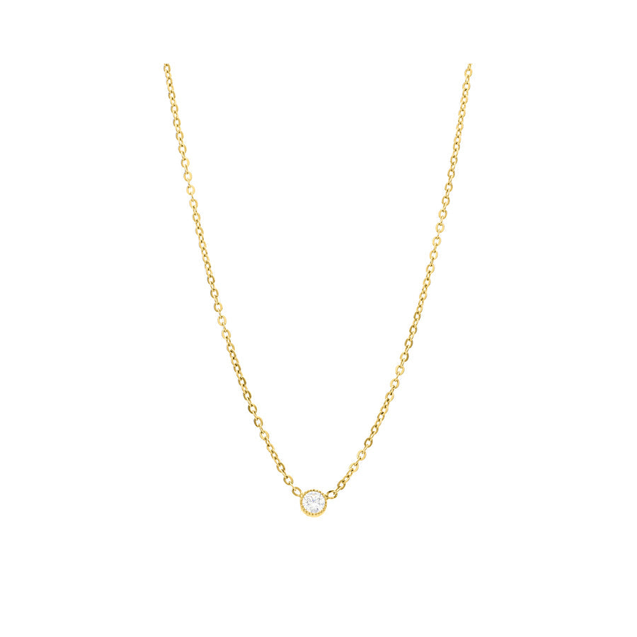 Gargantilla Bicel Oro 10k, 1.5mm x 45cms