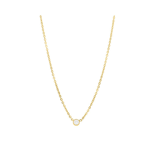 Gargantilla Bicel Oro 10k, 1.5mm x 45cms