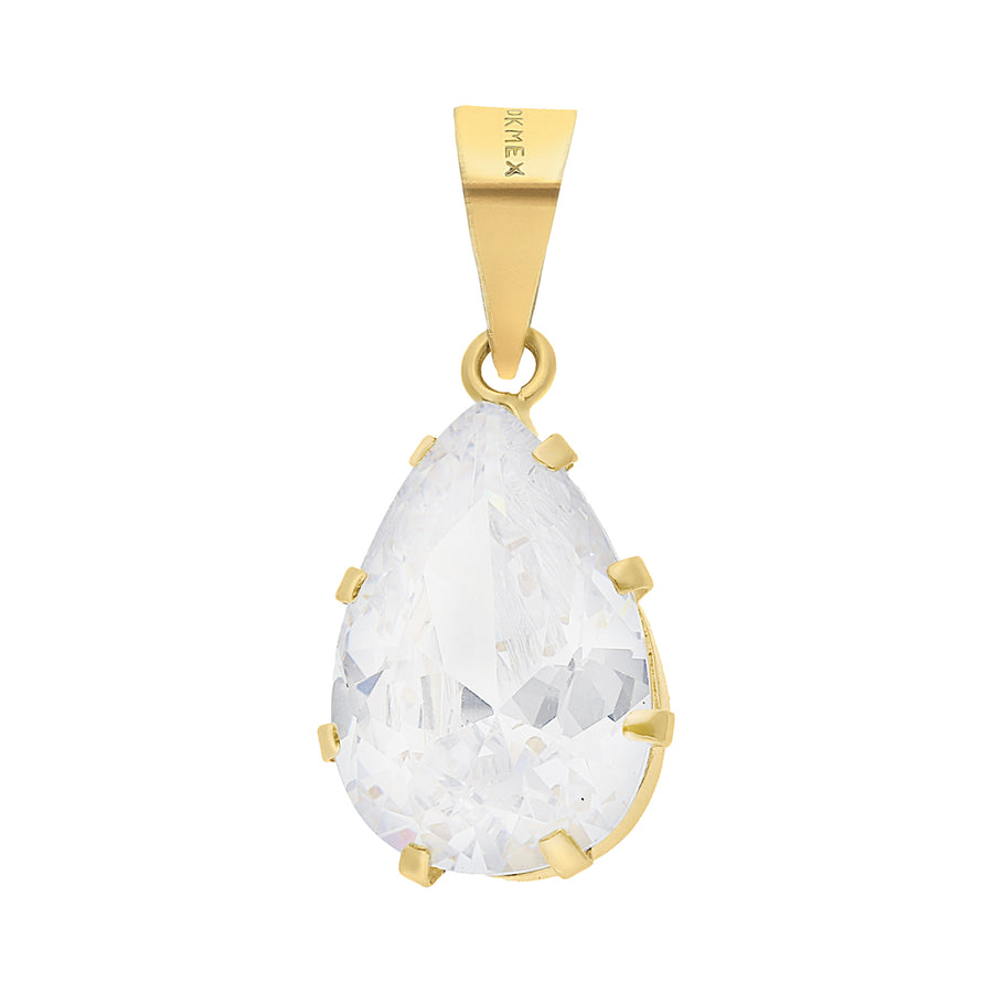 Dije Gota Oro 10k, 10 x 20mm