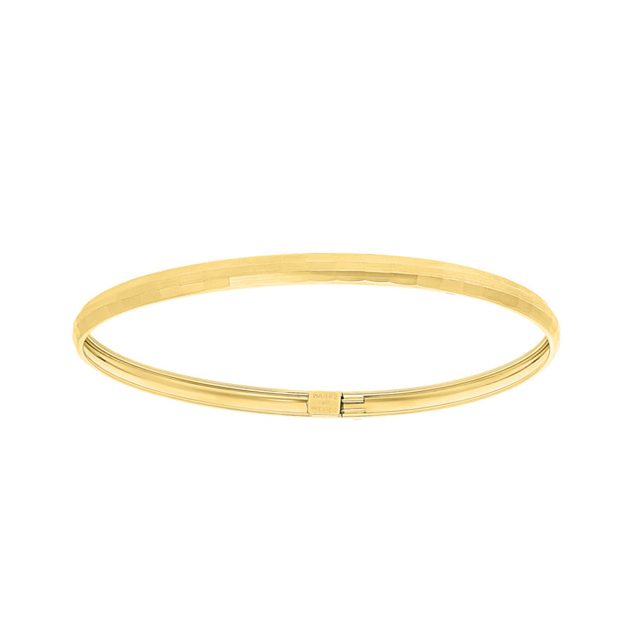 Aro Diamantado Oro 10k, 3.9 grs Diametro 6.5cms