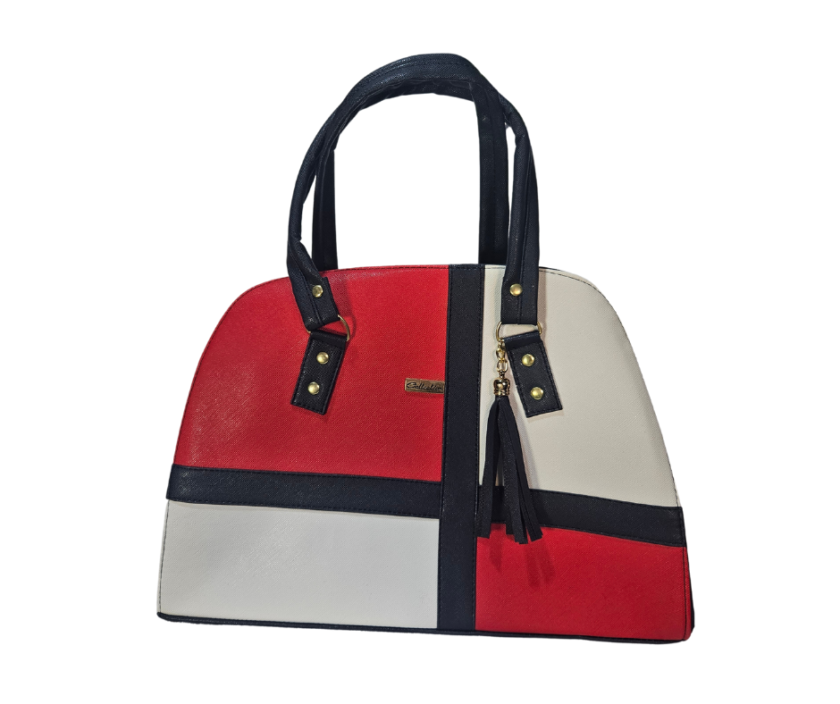 Mediana (Tote) Tricolor Rojo