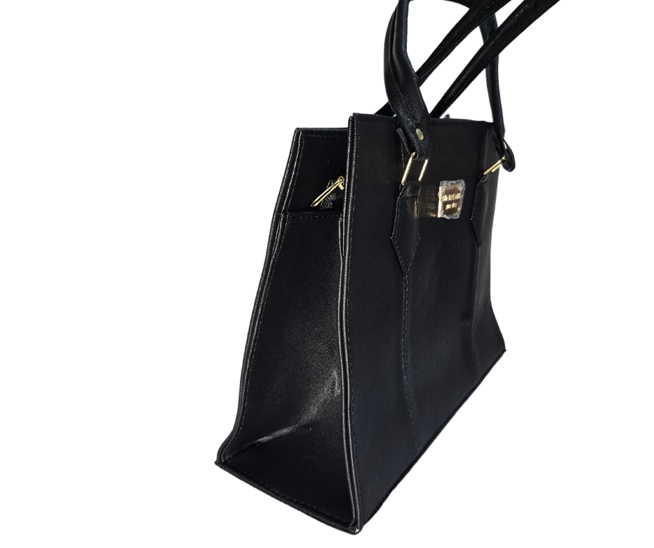 Mediana (Tote) Negro Liso