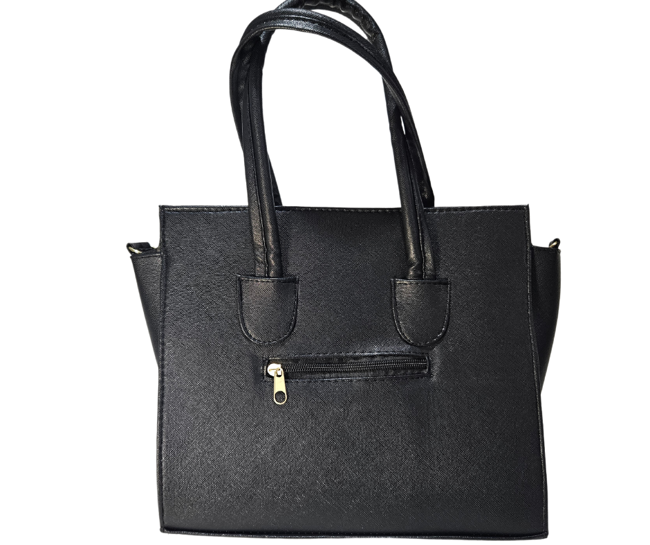 Mediana (Tote) Negro Diseño