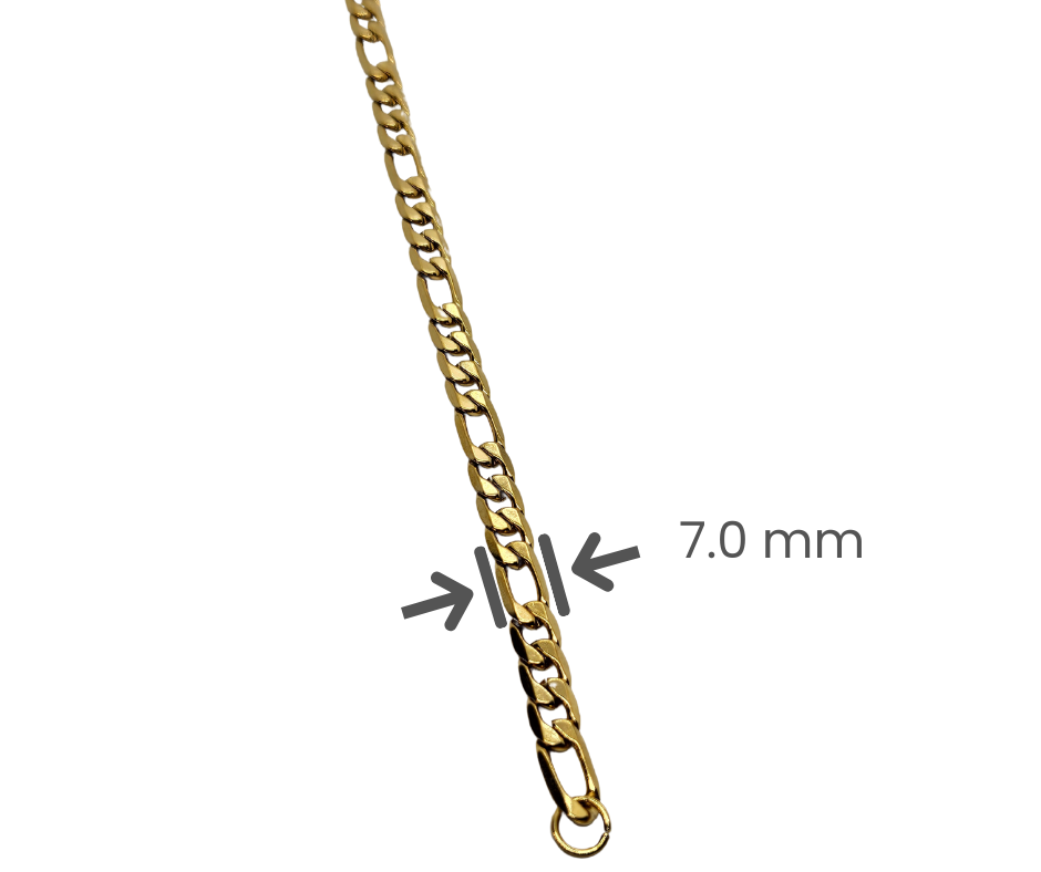 Pulso Cartier Acero Dorado 21cm