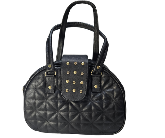 Mediana (Tote) Negro Broche Mosaico