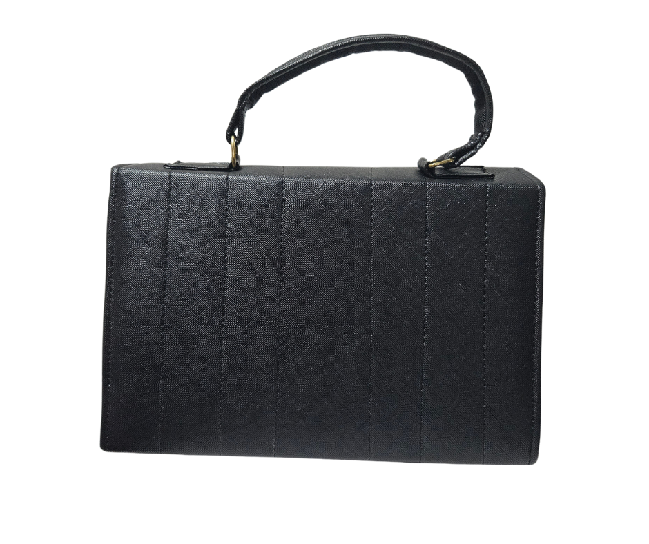 Chica (Satchel) Negro Lineas