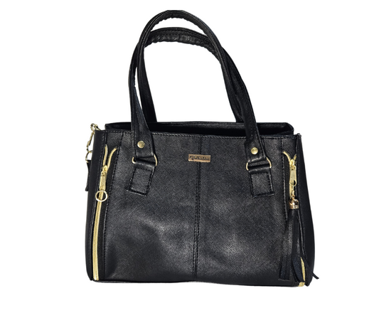 Mediana (Tote) Negro Zipper