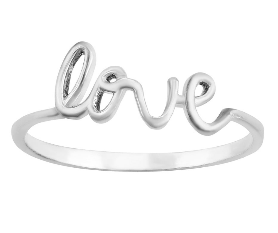 Anillo Love Plata .925