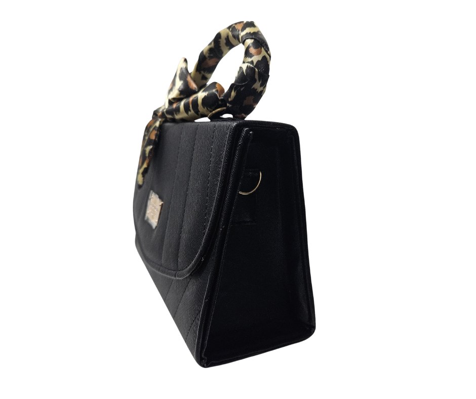 Chica (Satchel) Negro Leopardo