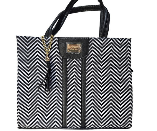 Mediana (Tote) Diseño Zigzag Horizontal