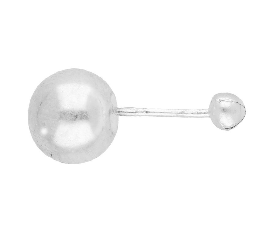 Broquel Bola Plata .925