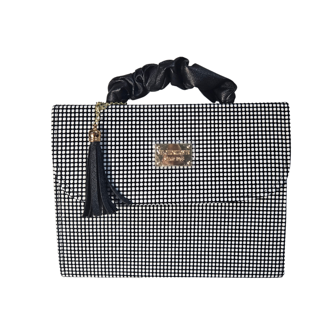 Chica (Satchel) Negro Puntos Blanco