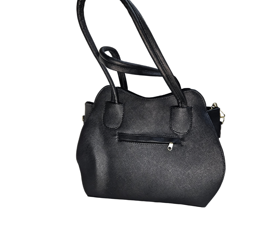 Mediana (Tote) Negro Diseño Oxford