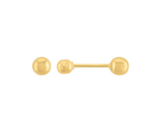 Broquel Oro 14K Bola