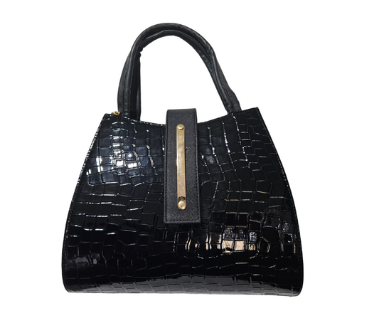 Mediana (Tote) Negro Charol