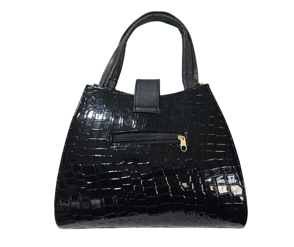 Mediana (Tote) Negro Charol