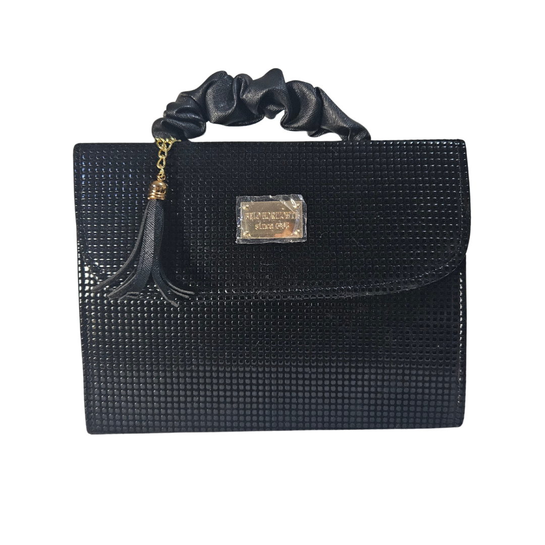 Chica (Satchel) Negro Puntos Charol