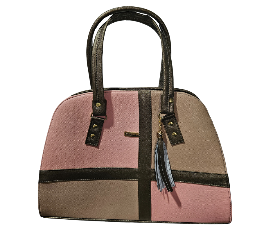 Mediana (Tote) Rosa y Camel