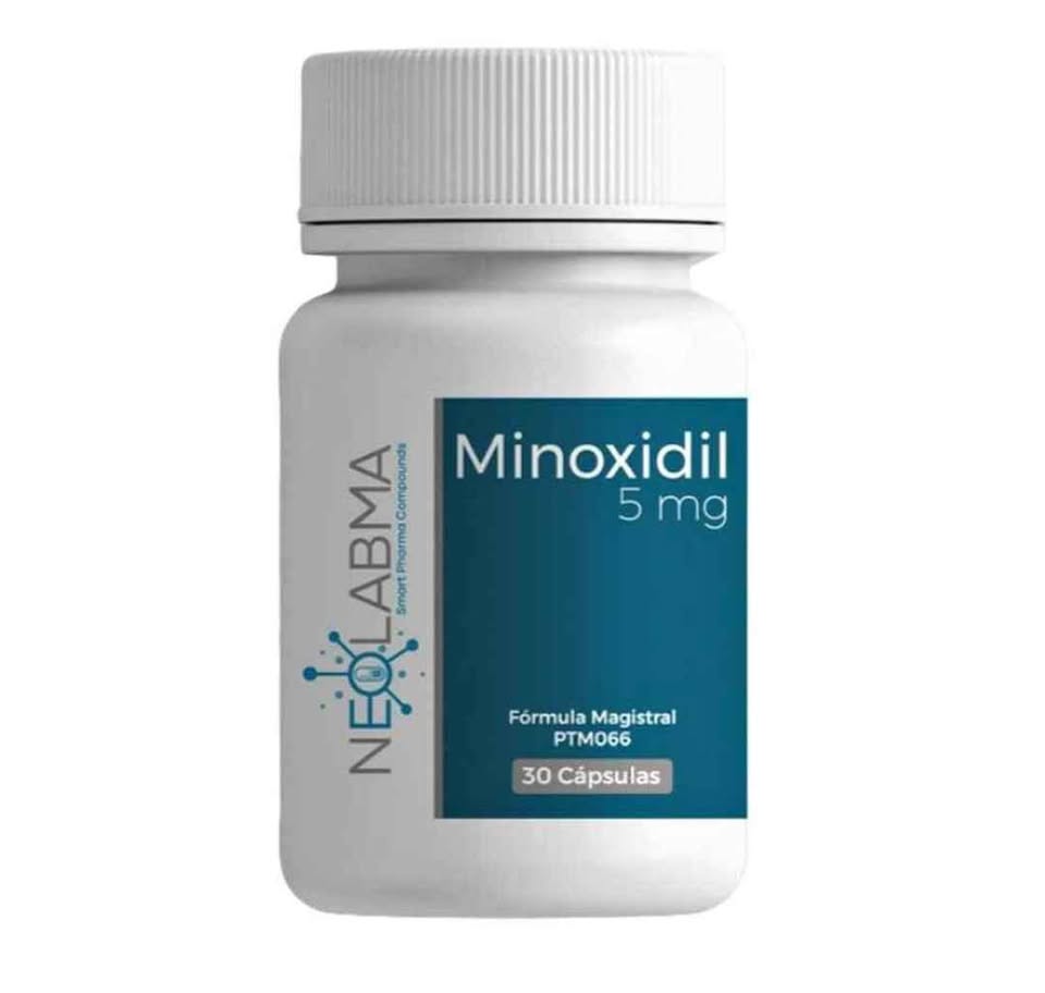 Minoxidil 5mg 30, 60 o 90 cápsulas Neolabma
