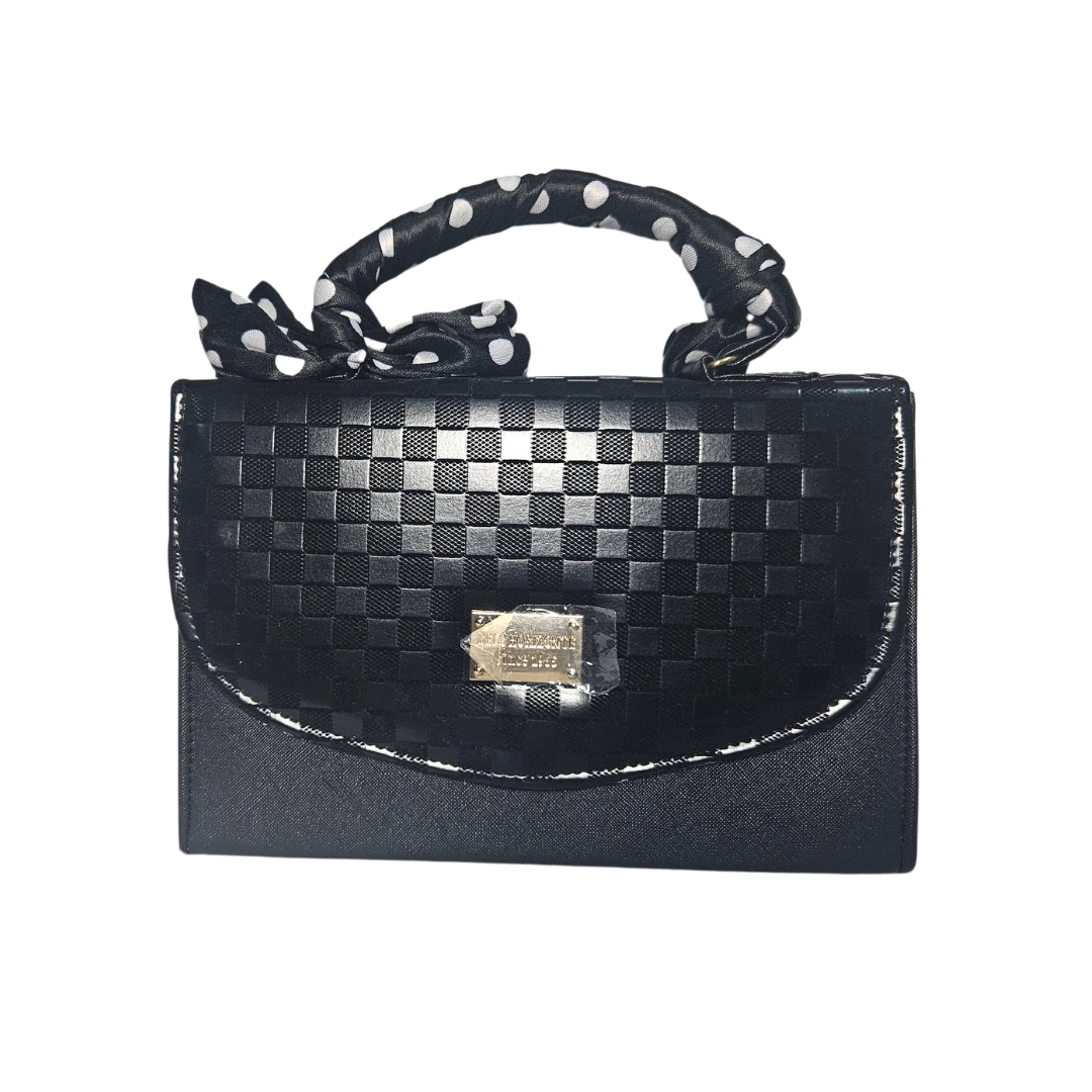 Chica (Satchel) Negro Cuadros