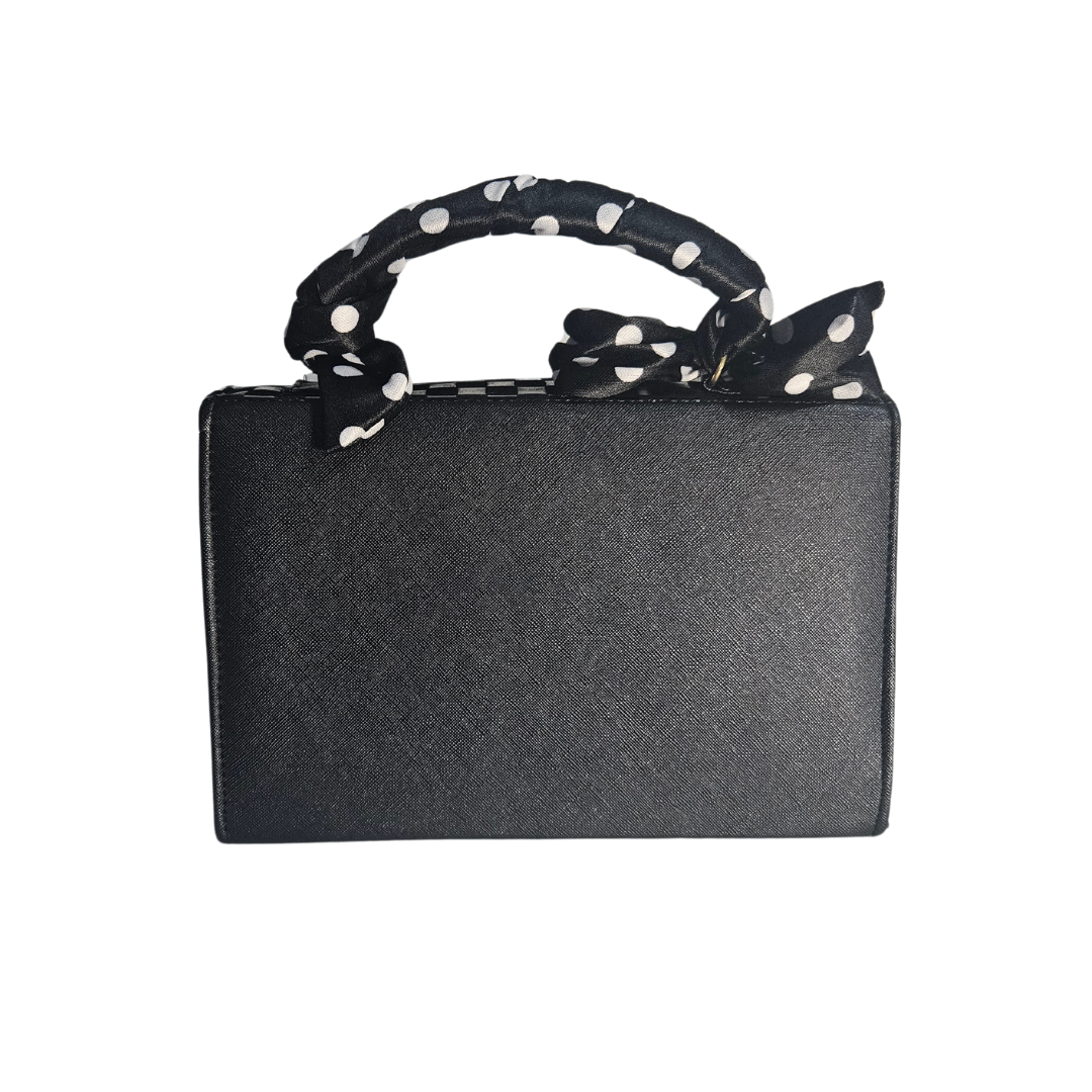 Chica (Satchel) Negro Cuadros