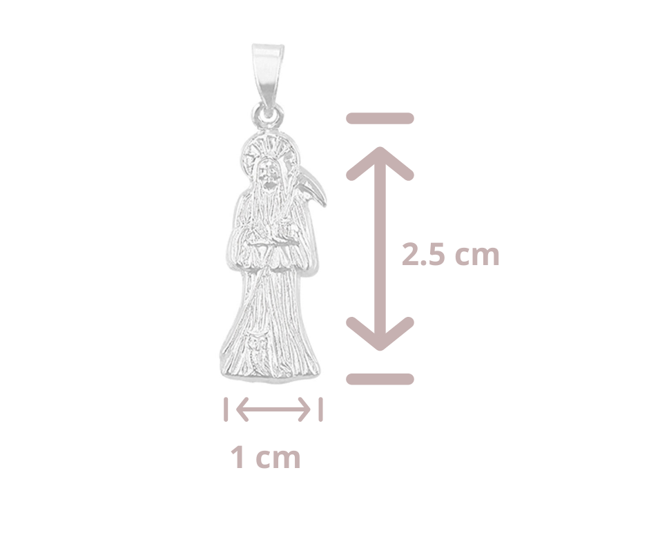 Dije Santa Muerte Plata .925