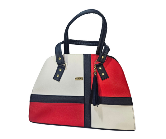 Mediana (Tote) Tricolor Rojo