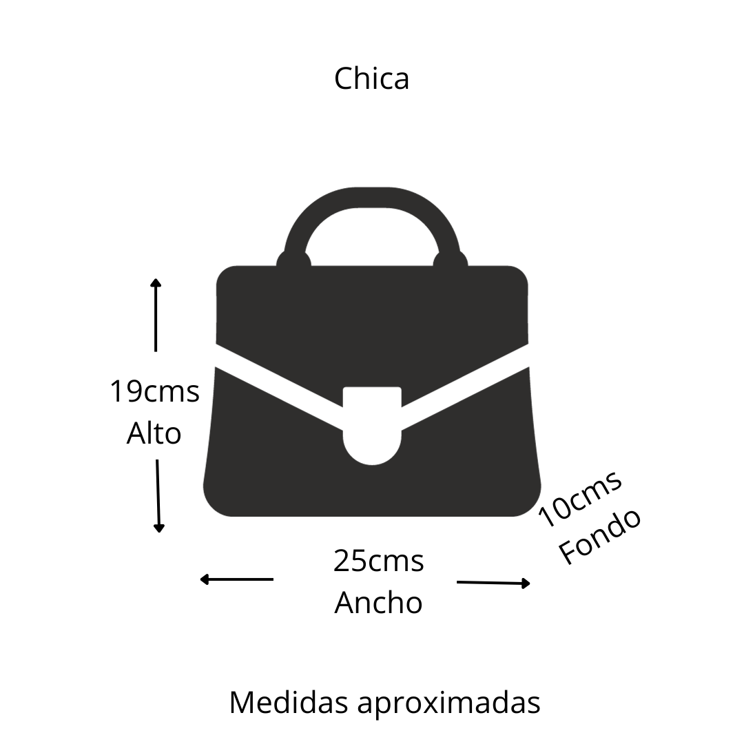 Chica (Satchel) Negro Puntos Blanco